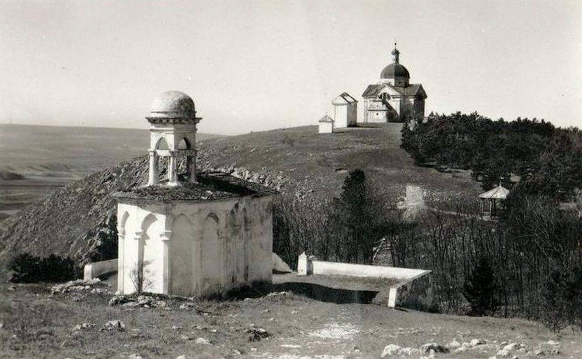 historický pohled na kapli Božího hrobu